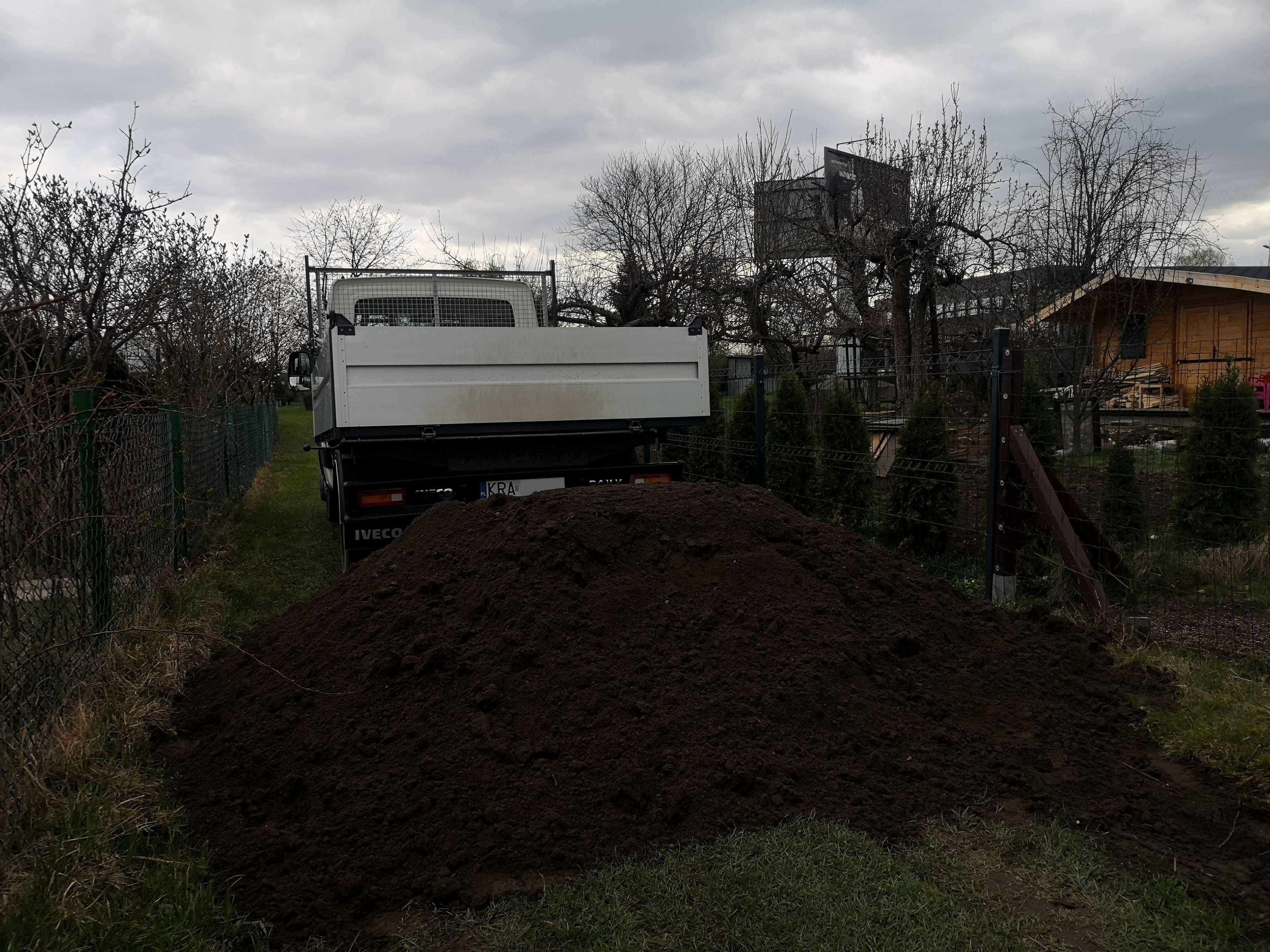 Ziemia Ogrodowa SIANA (Czarnoziem,Humus,Przesiewana,Pod Trawnik)KRAKÓW