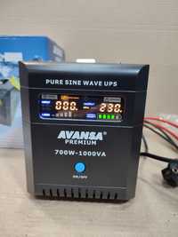 ИБП с правельной синусоидой для газовых котлов Avansa-700w 1000va ups