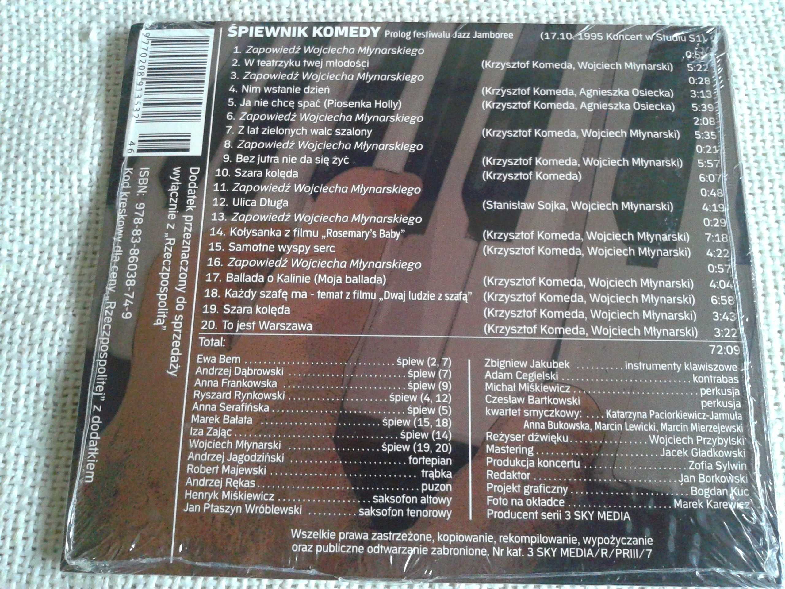 Śpiewnik Komedy, Trojka Live!  CD