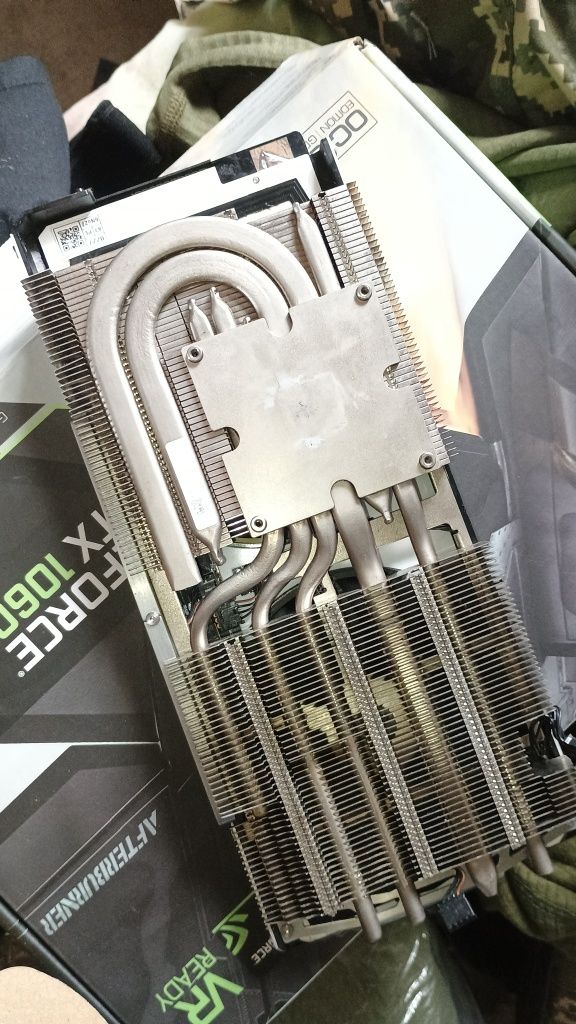Радиатор охлаждения видеокарты gtx 1070 evga