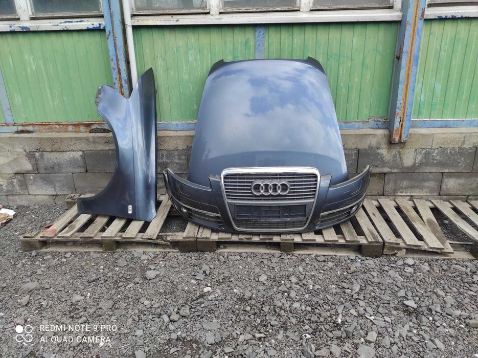 Audi A6 C6 LZ7R maska zderzak Xenon błotnik oryginał w kolor
