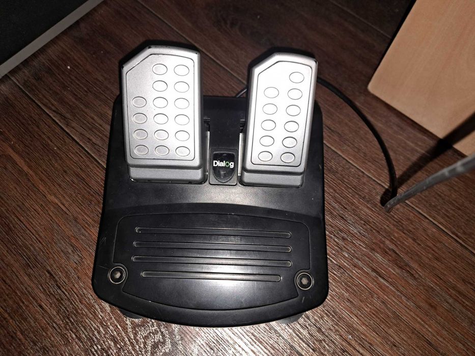 Ручник+коробка передач+руль игровой+педали, відео роботи