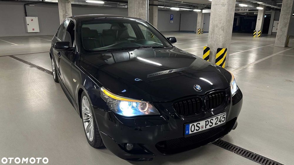 BMW E60 535d LCI Fabryczny M-Pakiet Carbonschwarz