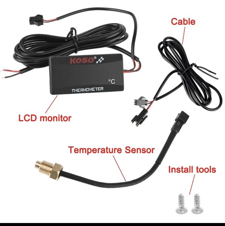 Medidor temperatura digital koso