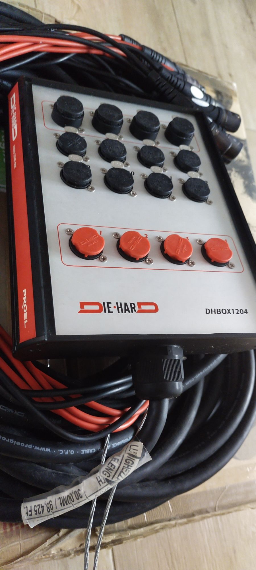 Kabel sceniczny, pyta, snake, multicore, Stage Box Proel DieHard DHBOX