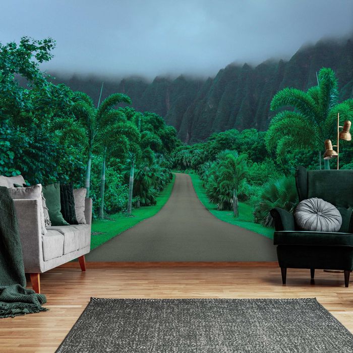 Fototapeta Droga w Dżungli Las Tropik Na Ścianę 3D Twój Rozmiar + KLEJ