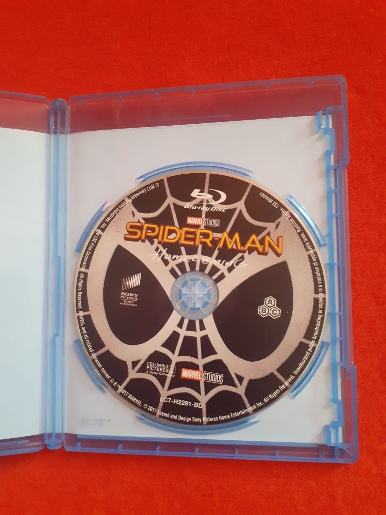 Spider-Man: Homecoming film blu-ray