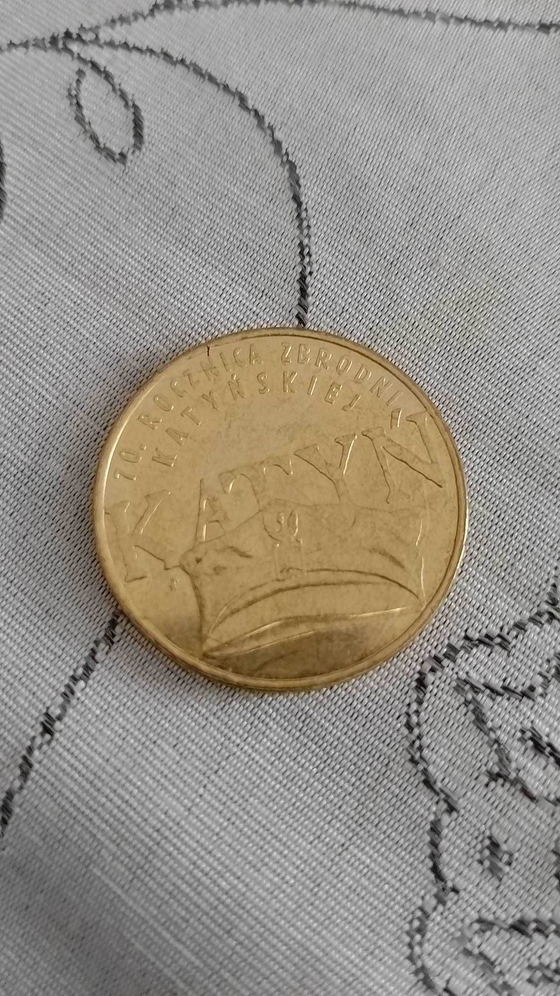 Monety okolicznościowe 2 złote.