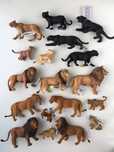 Лев слон обезьяна бегемот Шляйх Schleich фигурки африканские животные