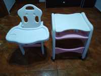 Krzesełko do karmienia + stolik Baby Maxi