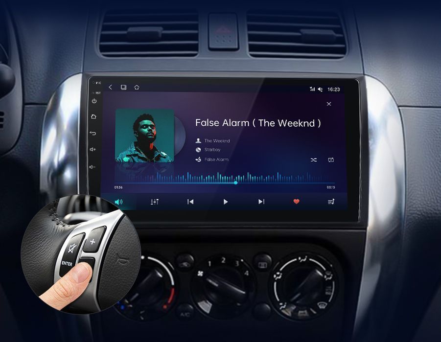 Nawigacja Radio Suzuki SX4/Fiat Sedici z Android Auto 2GB 32GB
