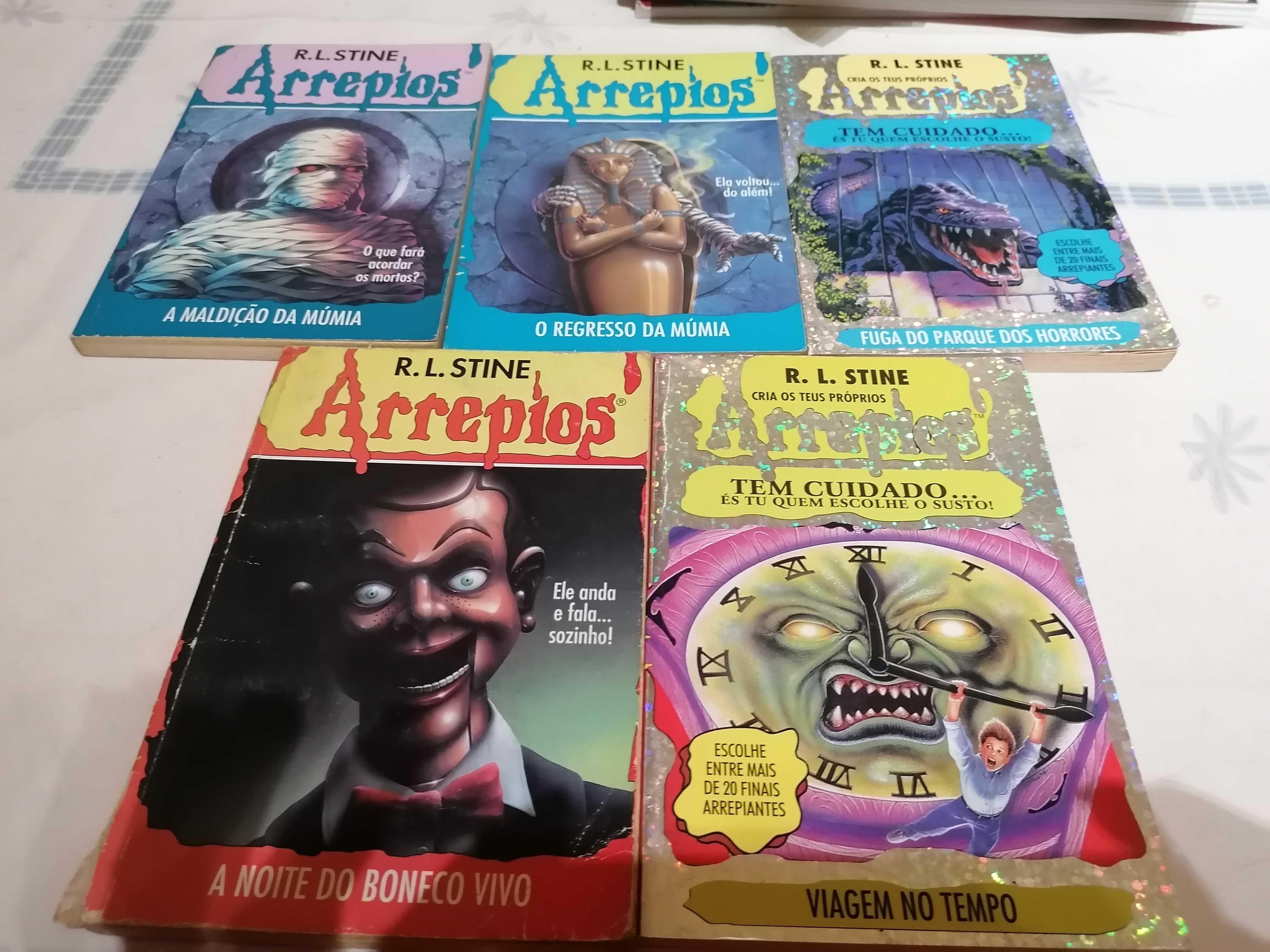 Livros de aventuras variados juvenis