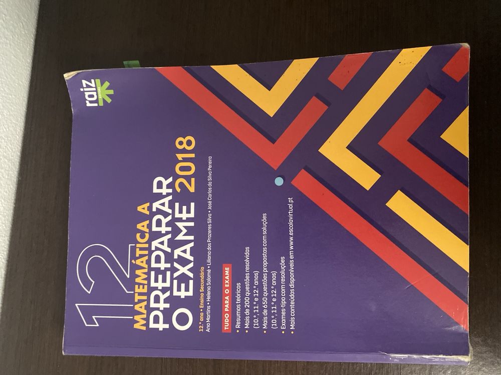 preparar o exame matemática A 2018
