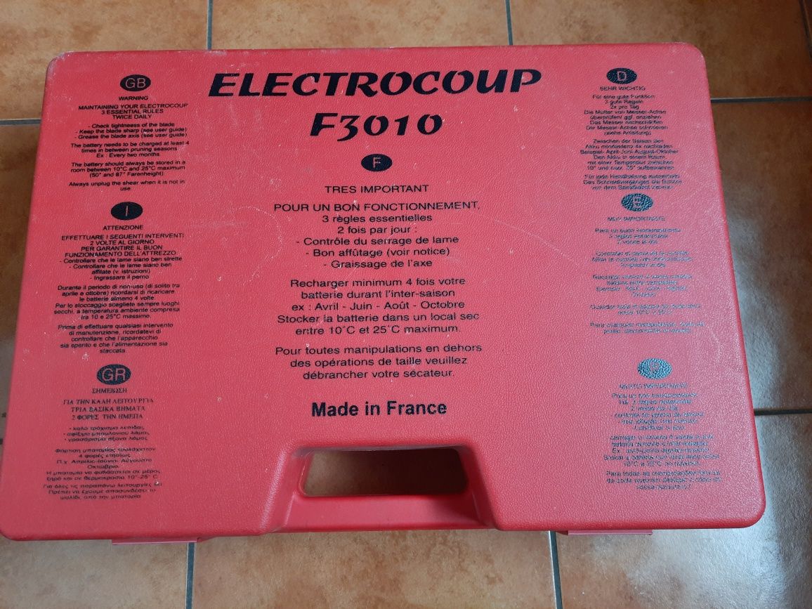 Sekator elektryczny infaco electrocoup F3010