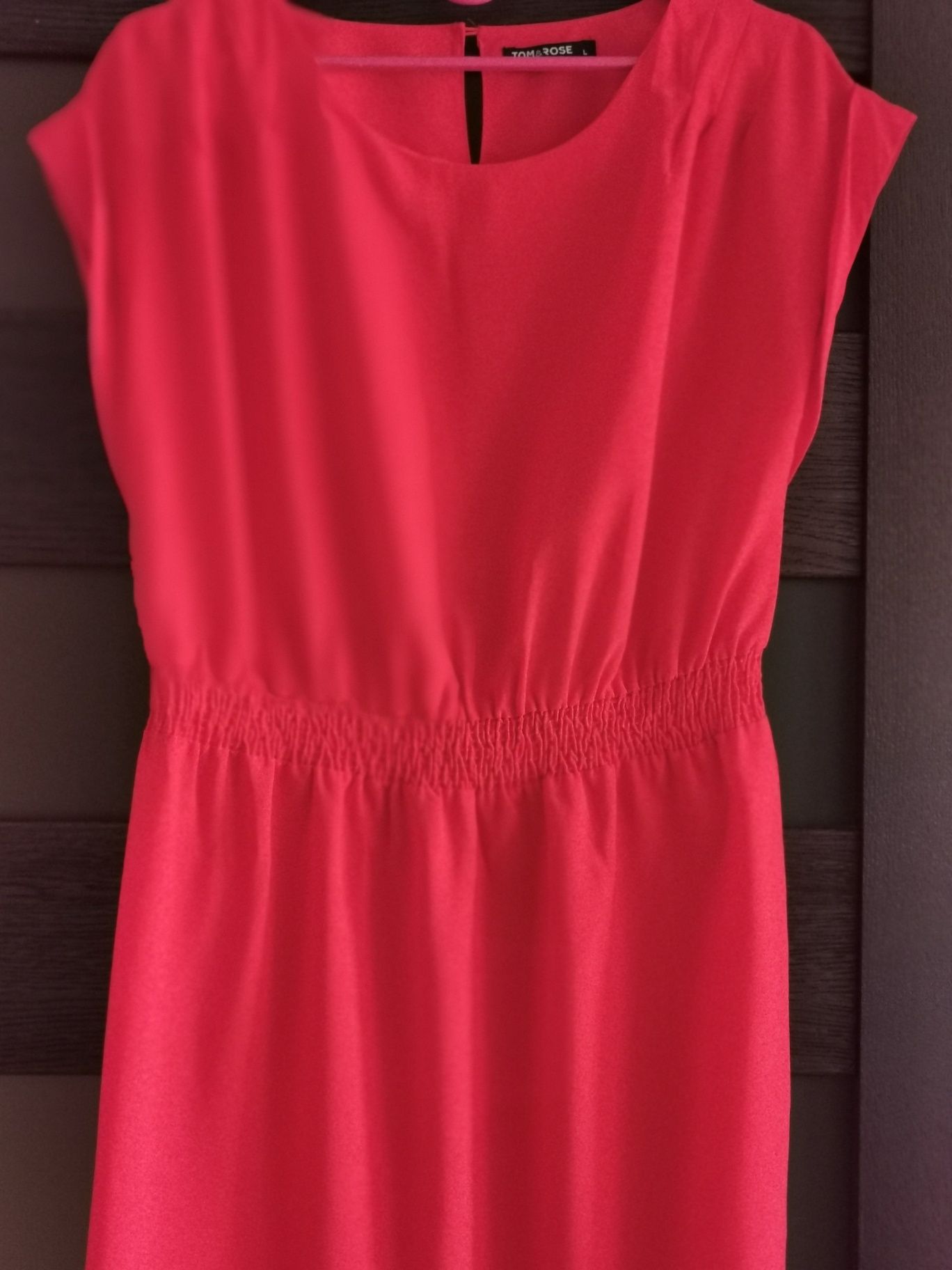 Czerwona sukienka tom&rose rozmiar L