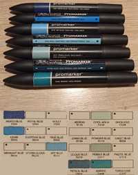 Promarkery Winsor & Newton 6szt. + 1 darmowy