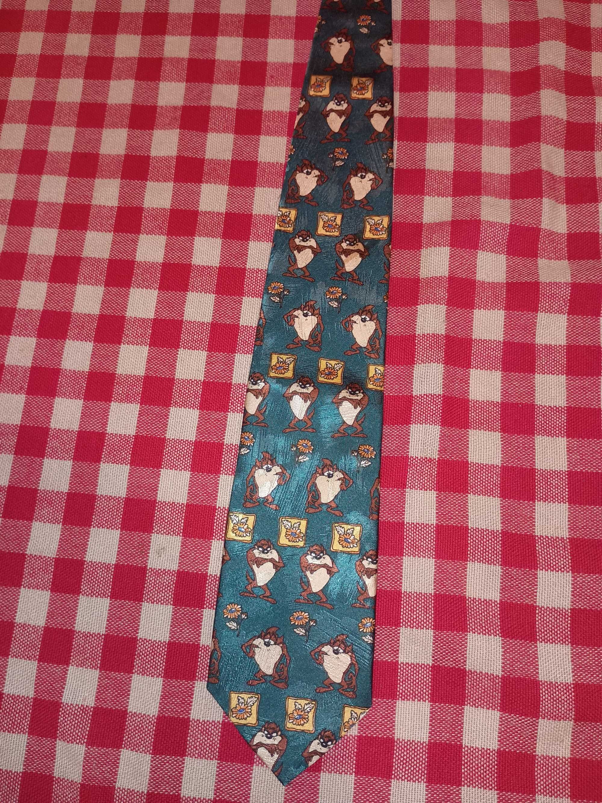 Krawat męski Looney Tunes Diabeł tasmański 1996r