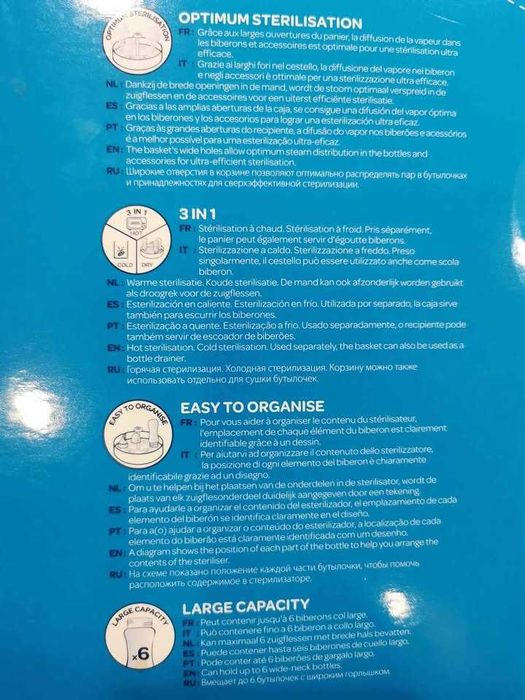 Esterilizador biberões Bébé Conforto p/ micro ondas