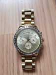 Zegarek damski Michael Kors 6187 z kryształkami Swarovskiego złoty