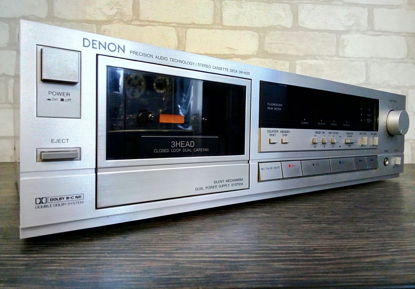 Denon DR-M20 Stereo Cassette Deck 1986