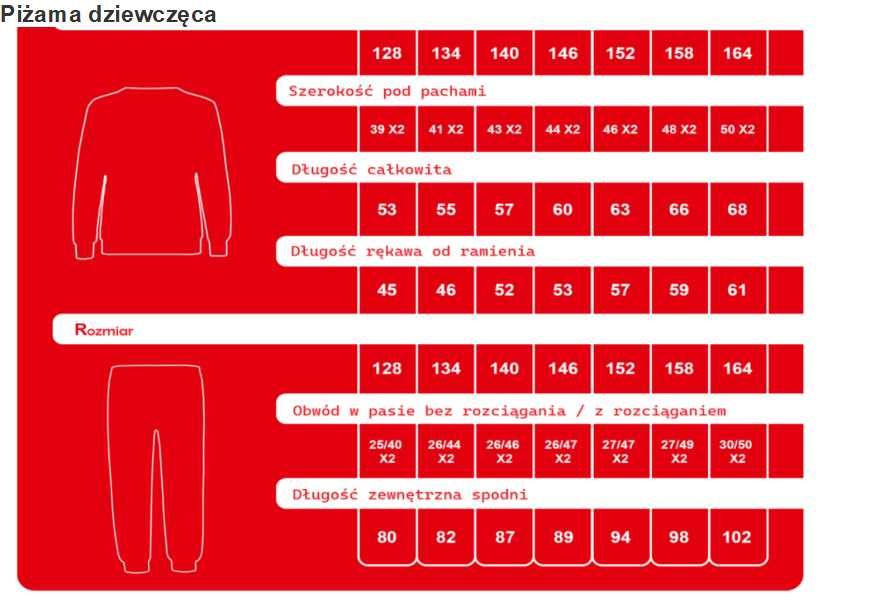 Piżama 152 Marcinkowski ściągacz