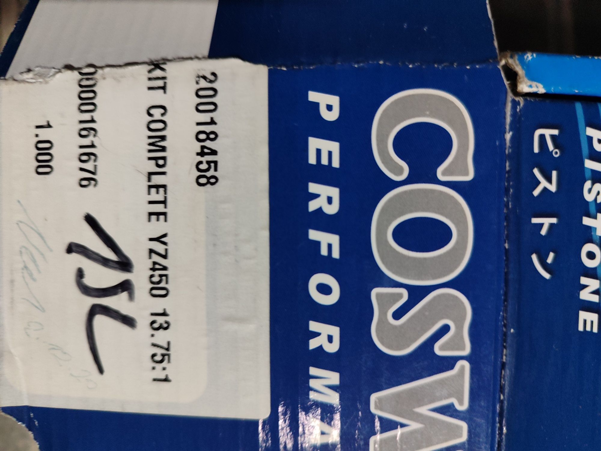 Vendo kit piston alta compressão novo yz450f