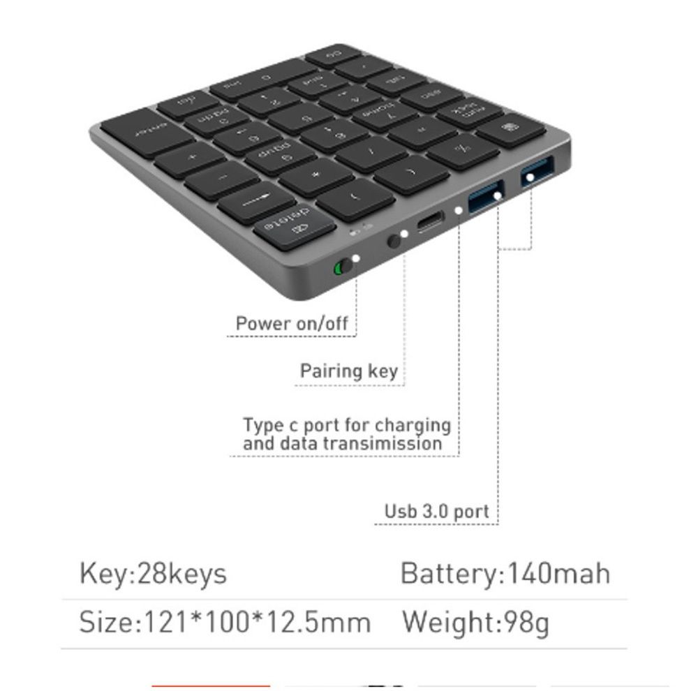 Num pad/Numeric keyboard/USB hub/Нампад/Нампед/мембрана/n970