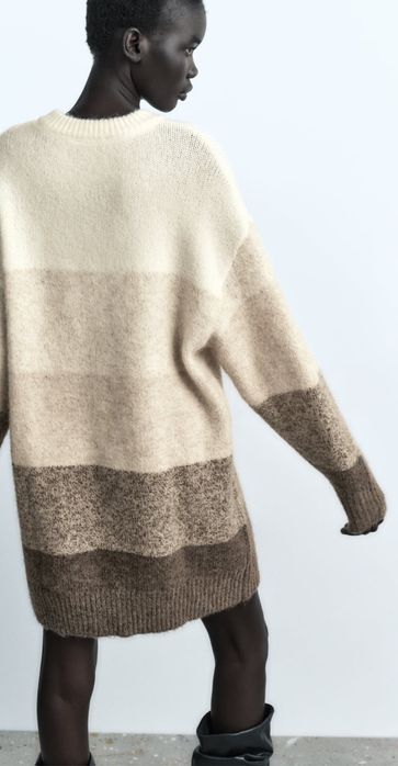 Сукня-светр Zara, трикотажна мінісукня