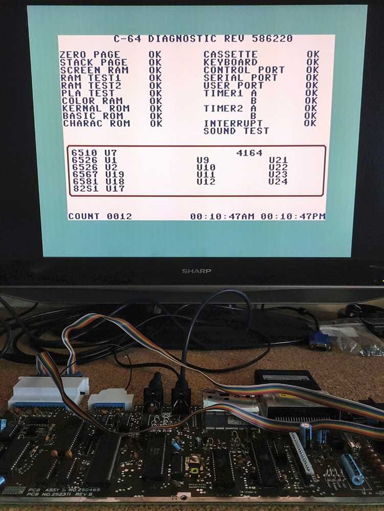 Płyta Commodore 64, C64C