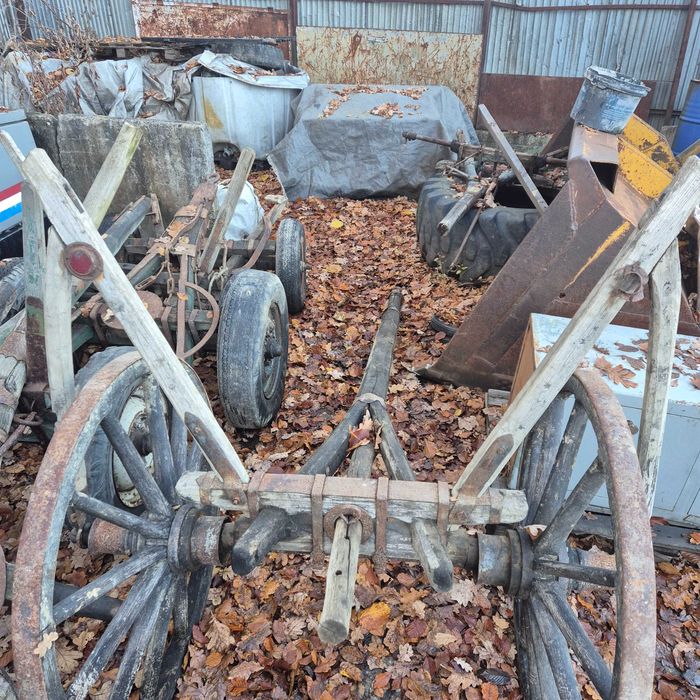 Wóz konny drewniany