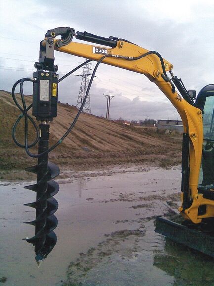 Usługi Minikoparka 3t -Iveco -> WIERTNICA Kraków Wieliczka Niepołomice