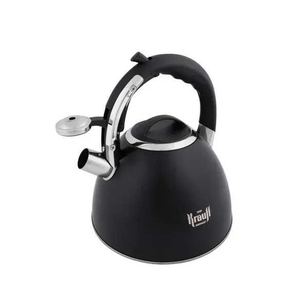 Чайник 3л KRAUFF тяжелый со свистком нерж. 26-242-057.