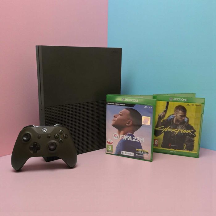 Konsola Xbox One S 1TB w kolorze Military Green (Special Edition)