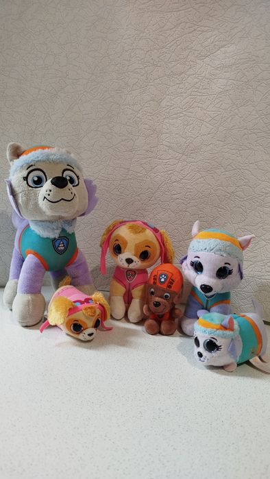 Эверест,Скай,Зума Щенячий патруль Оригинал мягкая игрушка