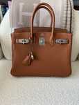 Hermes Birkin 30 Gold Togo