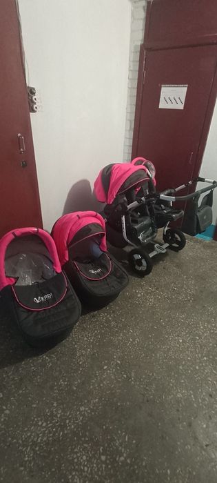 Візочок, коляска для двійні Verdi Twin