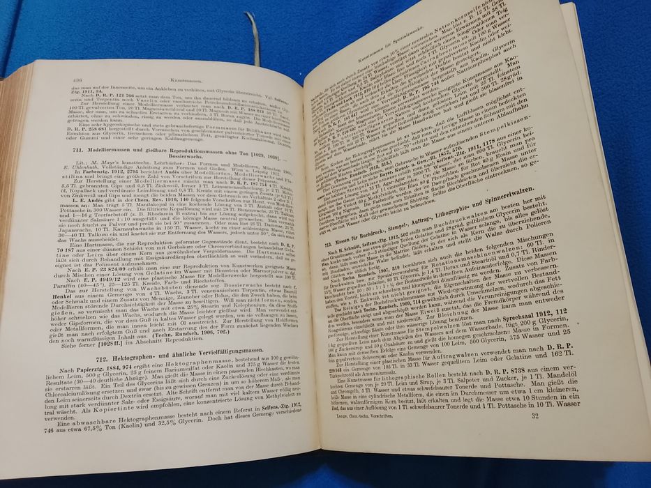 Отто Ланге. Химико- технический регламент. 1916 год. 1000 страницш