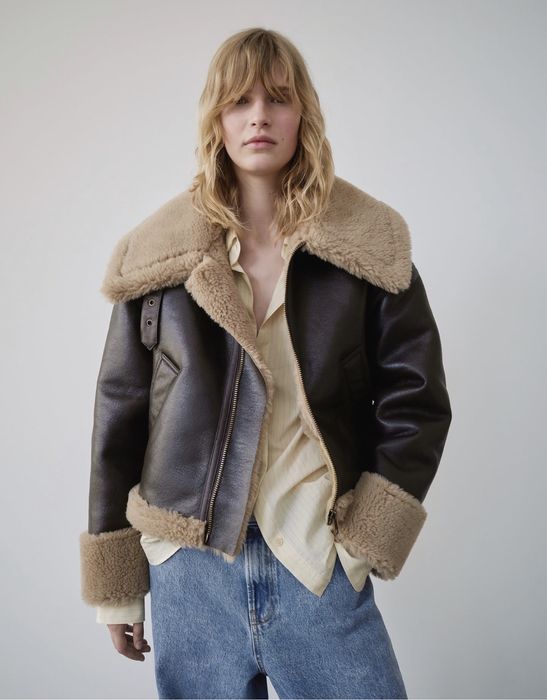 Дублянка зара Zara коричнева