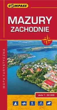 Mapa turystyczna - Mazury zachodnie 1:50 000 - praca zbiorowa