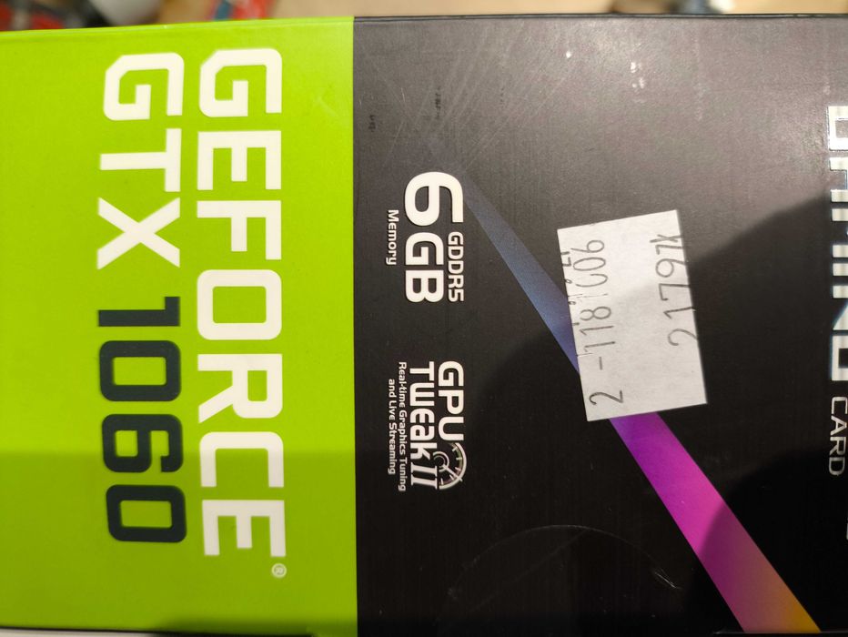 Asus GTX 1060 Strix Gaming z 6GB GDDR5