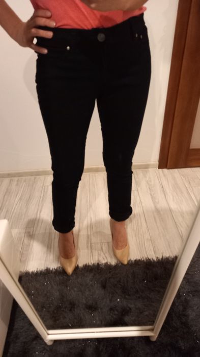 Spodnie skinny czarne
