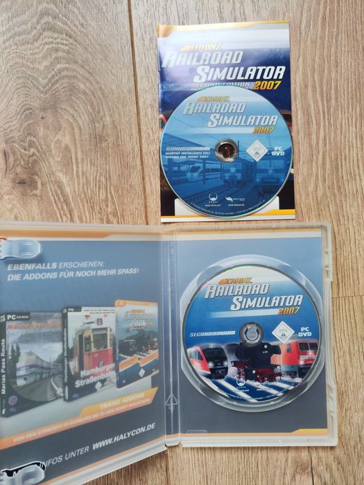Gra PC symulator kolejowy pociągi trainz railroad simulator 2007
