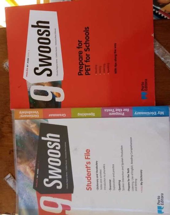 Caderno de atividade escolar 9º + preparação BONUS de inglês "Swoosh"
