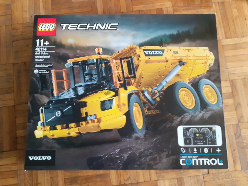 LEGO Technic 42114 6x6 Nowe Volvo Wozidło Klocki Łódź