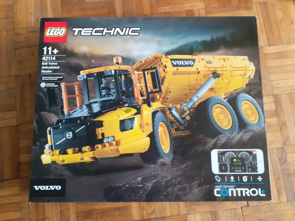 LEGO Technic 42114 6x6 Nowe Volvo Wozidło Klocki Łódź