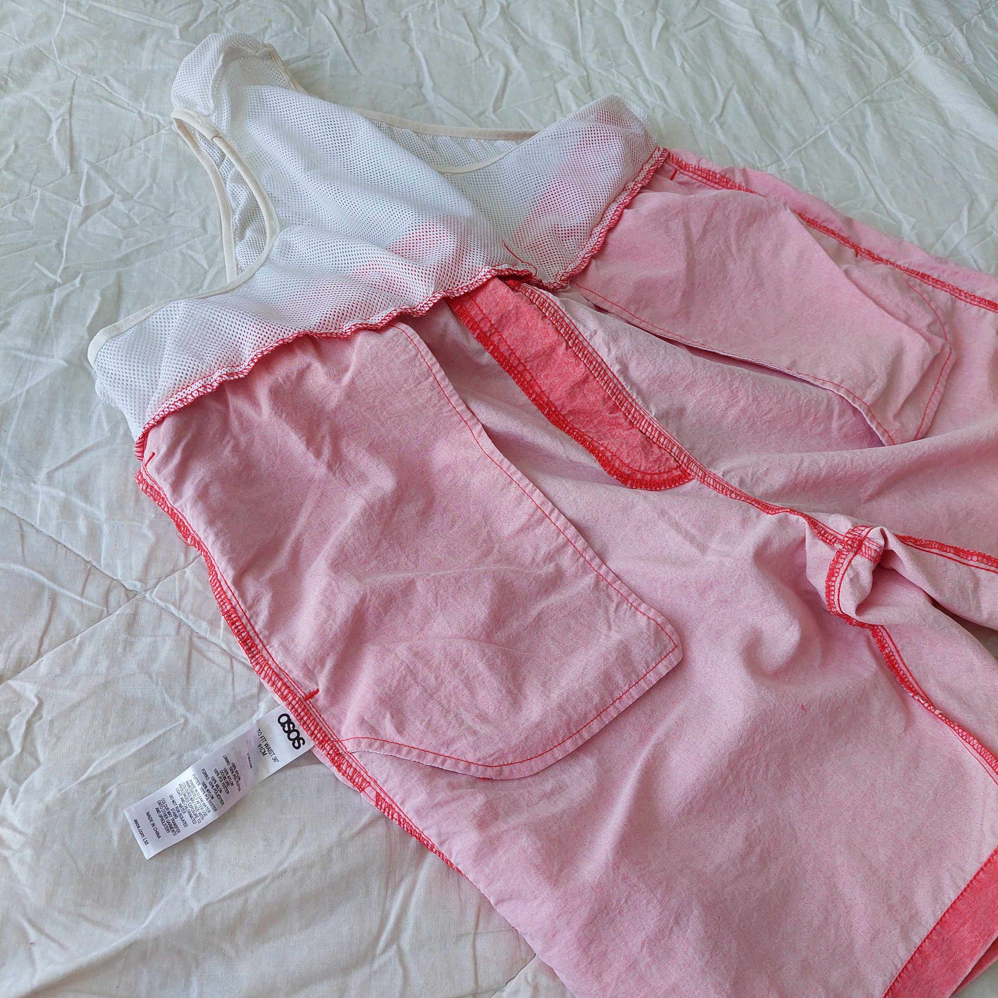 мужские розовые летние шорты
