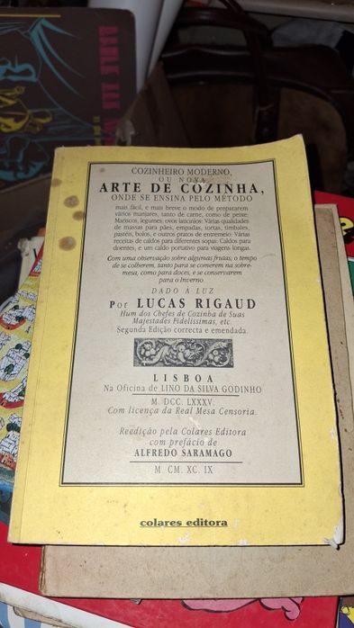 Arte de Cozinha cozinheiro moderno Lucas Rigaud