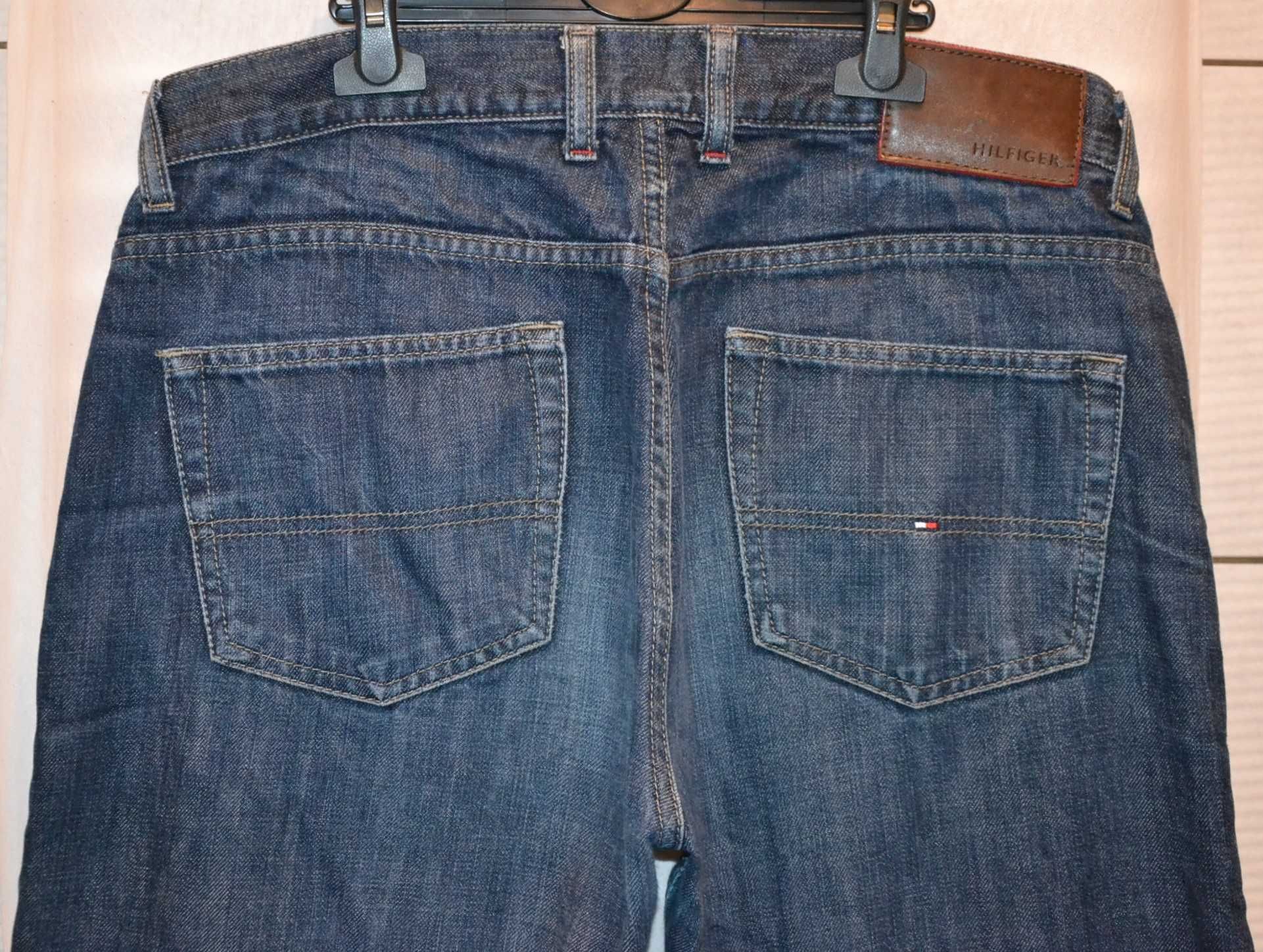 TOMMY HILFIGER Madison Denim Straight fit Jeans Spodnie Męskie W34