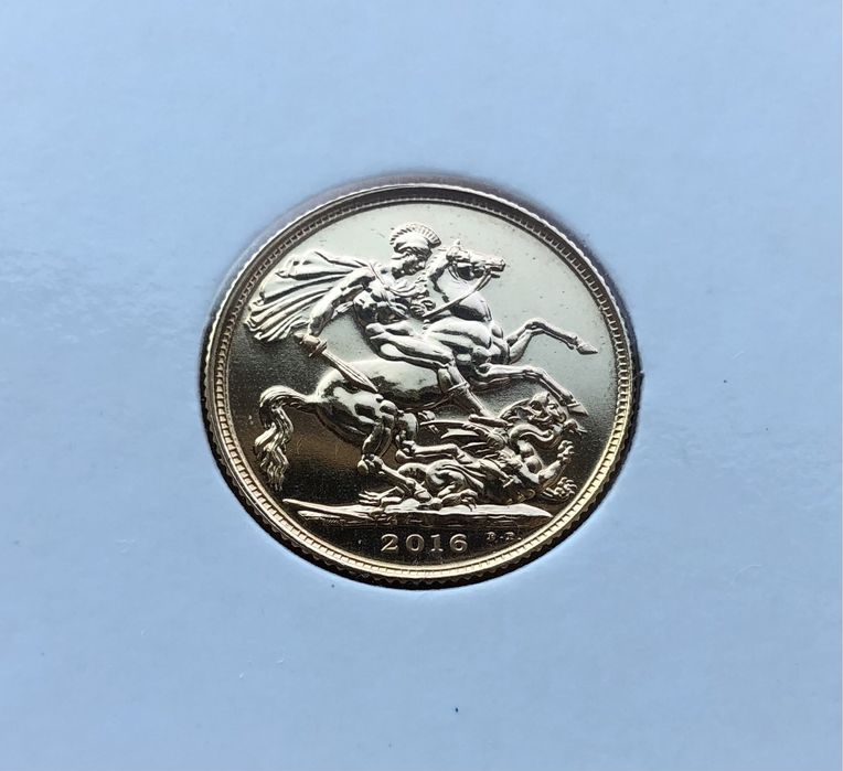 Moeda libra de ouro 2016 (gold sovereign)