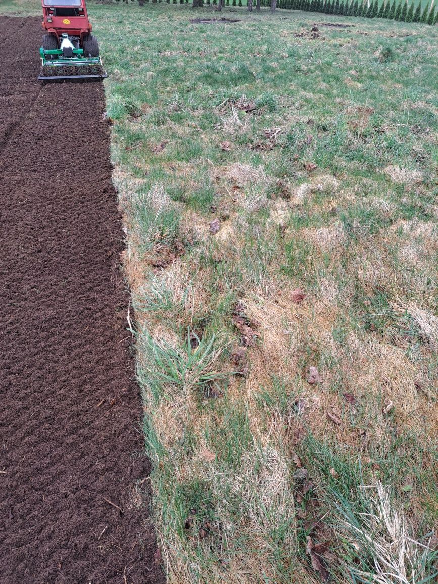 Glebogryzarka separacyjna/przygotowanie terenu pod trawnik